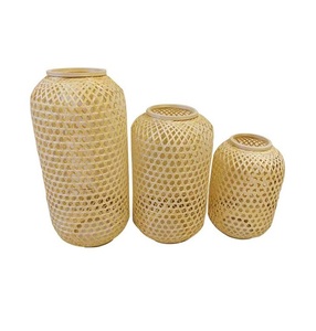 HANDICRAFT BAMBOO SINGLE CHANDELIER FROM VIETNAM/ BAMBOO LAMP <b>SHADE</b> <b>for</b> DECOR - Product Image 5