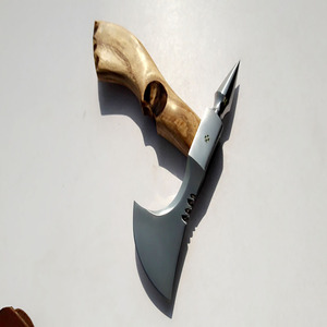 Mdm rìu công cụ Săn Bắn thép carbon cao Spike rìu dài râu thép carbon cao giả mạo rìu đầu 9 "Chiều dài tổng thể cho cắm trại - Product Image 4