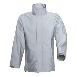 Arc-en-ciel 7 couleurs résistance à l'eau Long manteau court veste à fermeture éclair complète Velcro ajusté paquet à capuche léger respirant - Product Image 5