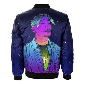 Custom Satin <b>Varsity</b> <b>Jacket</b>/Sublimation Satin <b>Bomber</b> <b>Jacket</b> Wholesale Sublimation <b>Varsity</b> <b>Bomber</b> <b>Jacket</b> <b>Men</b> - Product Image 2