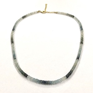 4mm naturale <span class=keywords><strong>acquamarina</strong></span> pietre preziose perline collane <span class=keywords><strong>gioielli</strong></span> <span class=keywords><strong>con</strong></span> fermaglio 925 in argento Sterling fibbia commercio all'ingrosso prezzo negozio Online - Product Image 1