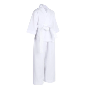 High Quality White Jiu Jitsu Gi BJJ Suits for <b>Men</b> Comfortable Embroidered Logo Jiu jitsu <b>Kimono</b> Judo Karate OEM Training Wear - Product Image 1