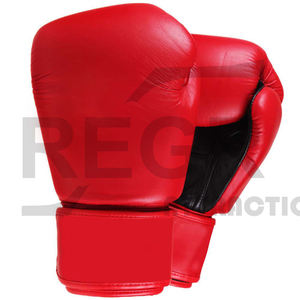 Up-guantes de boxeo personalizados, de fábrica, de encaje profesional, negro, cuero rojo, OEM, EVA, Color de tiempo, Material de peso, ODM de masa sintética - Product Image 3