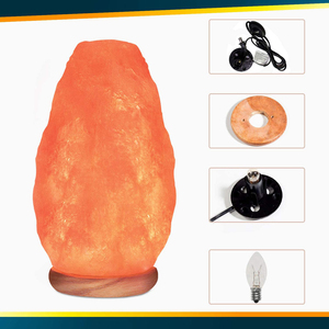 Lampe en sel de l'Himalaya biologique, écologique, faite à la main, forme naturelle, 2 kg, pour la décoration de la maison, par Impex Pakistan - Product Image 5