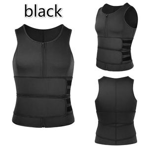 Chaleco moldeador de cuerpo para hombre, entrenador de cintura, corsé, sudor, Sauna, camisa adelgazante, ropa interior de compresión, camisetas sin mangas de entrenamiento, cintura - Product Image 6
