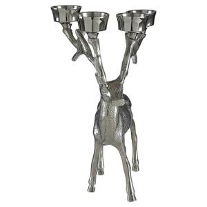 Porte-bougie en forme de cerf, finition argentée, pour la décoration de la maison, pour Noël, exportateur en gros dans le monde entier - Product Image 3