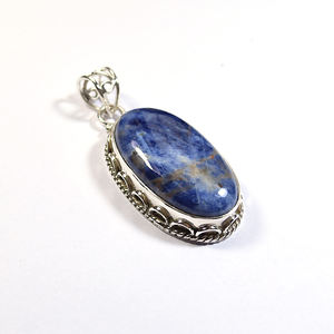 Más Popular y elegante de la joyería de la plata esterlina 925 sodalita colgante - Product Image 2