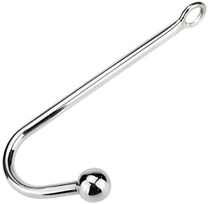 IRISCO ตะขอสแตนเลสขนาดใหญ่สำหรับร่วมเพศทางทวารหนัก  ขนาด/สี/ดีไซน์/โลโก้สั่งทำได้ พร้อมแท่งแยกก้น คุณภาพสูง สำหรับการเล่น BDSM และเซ็กซ์ทอย - Product Image 6