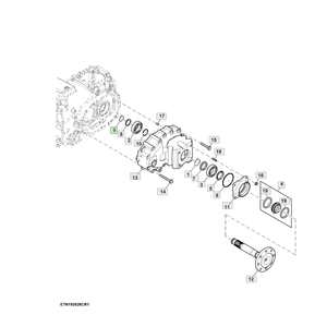 Anneau à ressort robuste, numéro de pièce 40M7014, pour applications de tracteurs, composant de remplacement durable et de précision - Product Image 4