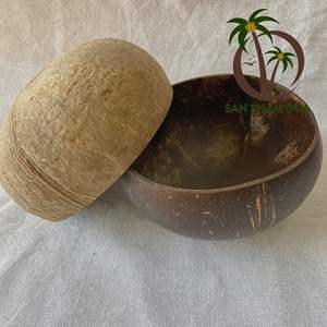 Tazón de Cáscara de Coco Vegano Natural al PRECIO MÁS BAJO con Juego de Cuchara de Madera, Tazón de Coco Artesanal para Smoothie, Acai, Buddha - Product Image 2