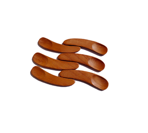 Cuchara de madera para crema facial, espátula cosmética de madera, minicuchara hecha a mano de fábrica de Vietnam, venta al por mayor - Product Image 1