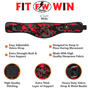 Ceinture de musculation, ceinture d'entraînement pour la musculation, ceinture en néoprène pour la musculation, durable pour la salle de sport - Product Image 6