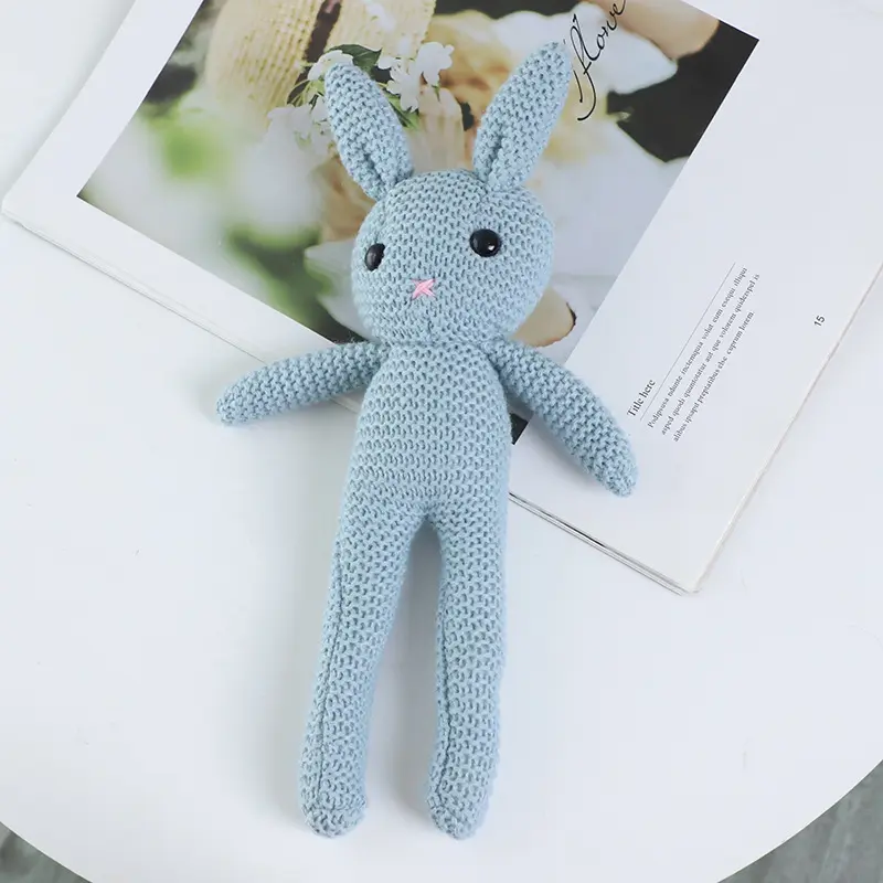 Bambola animale lavorata a maglia Ecofriendly giocattoli all'uncinetto creativo uncinetto giocattolo per bambini natale per bambini