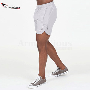 Short de sport en maille tissée pour hommes, décontracté, personnalisé, plage, course, basket-ball, Tennis, Gym, vente en gros, nouvelle collection 2020 - Product Image 3