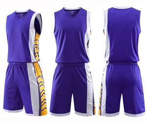 Ensembles d'uniformes de basket-ball pour jeunes Maillot sublimé avec une nouvelle option de taille plus respirante de conception - Product Image 2