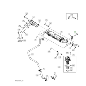 OEM genuino para John for Deere Tractor Cap Screw R520672 Reemplazo de sujetador para JD Equipment Machinery Maquinaria agrícola - Product Image 2