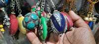 Colliers en perles de Cachemire faits sur mesure avec pendentifs, adaptés aux magasins de bijoux de mode