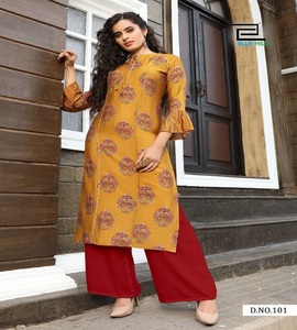 Nuevos Diseños de Salwar Kameez con Precio Bajo y Alta Calidad, Estilo Indio Plazo Kurti para Damas - Product Image 2