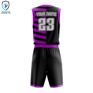 Vente en gros de tissu de haute qualité 100% Polyester, ensembles de maillots de basket-ball personnalisables pour hommes, uniformes de basket-ball pour hommes - Product Image 6