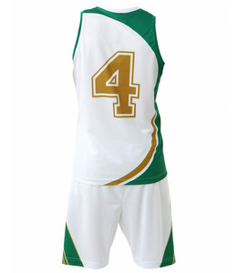 Latest Basketball Jersey and Shorts Design 2018 High Quality Basketball Uniform Wear Color White Men Custom Shirts OEM - Product Image 2