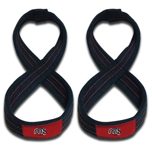 Sangles de musculation pour la musculation, le cross-fit, la musculation avec support de poignet rembourré en néoprène souple pour une adhérence maximale - Product Image 1