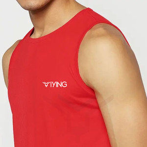 Customizable Summer Casual Gym <b>Singlets</b> Quick Dry Breathable Sleeveless Workout Tank Printed Cotton Muscle Sports for Fitness - Product Image 5