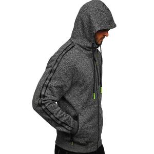 ชุดเสื้อมีฮู้ดสวมหัวแขนยาวของผู้ชาย OEM 50% 50% ผ้าฝ้ายโพลีเอสเตอร์พิมพ์ลายไซส์ใหญ่พิเศษเสื้อผ้าฤดูหนาวย้อมเรียบ6XL ฟรี - Product Image 3