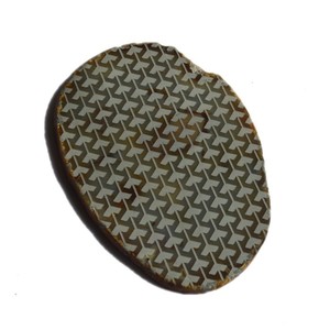 Engraved Flower Design symbol On <b>Agate</b> Slice/engraved slices/bulk <b>coasters</b> - Product Image 1