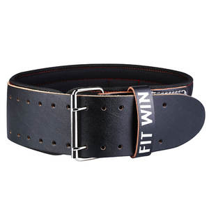 Cinturones de gimnasio de cuero 2024 Powerlifting 100% para entrenamiento de fuerza de levantamiento de pesas, entrenamiento en cuclillas o peso muerto - Product Image 1