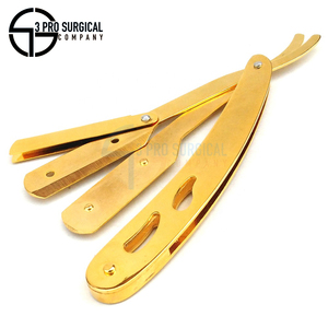 Maquinillas de afeitar desechables de acero inoxidable de una sola hoja de calidad superior para afeitado de axilas faciales y corporales, para Peluqueros - Product Image 3