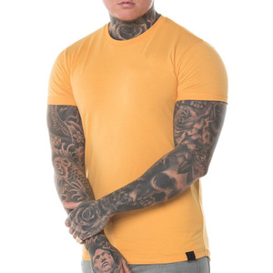 Vêtements de sport pour hommes en gros - T-shirts respirants grande taille pour la gym et le fitness, couleurs et logos personnalisables, 100% coton - Product Image 6