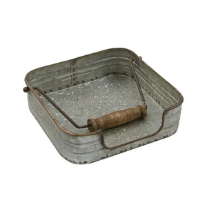 Soporte de tejido de hierro metálico de diseño personalizado hecho a mano galvanizado soporte de mesa servilletero decorativo o soporte de tejido de la India - Product Image 5