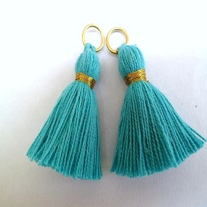Đầy Màu Sắc Nhỏ Hoop Tassel <span class=keywords><strong>Fringe</strong></span> Garland Trim Mini Cotton Tassel Keychain Trang Trí Nguồn Cung Cấp - Product Image 1