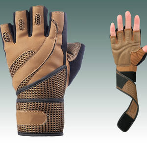 Gants de musculation extrême fitness noir - Product Image 1