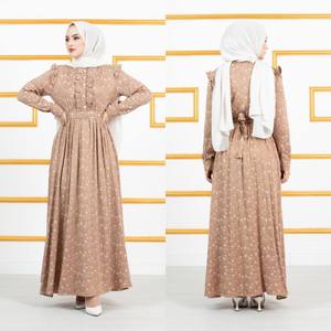 Nouvelle saison robes modestes islamiques pour femmes Abaya Kaftan tunique Kimono soie ethnique dubaï arabe musulman mode turque qualité Hijab - Product Image 1