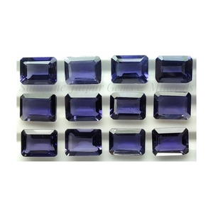 ไอโอไลท์ธรรมชาติเจียระไนแบบเหลี่ยมเพชรพลอย8X10mm ตามธรรมชาติ - Product Image 2