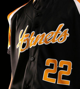 2021 logo wholesale sublimation team blank v neck mens uniform Custom baseball jersey - Product Image 5