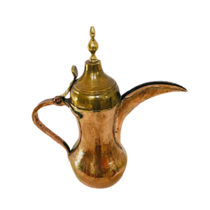Dallah en laiton plaqué or au design attrayant, cafetière et théière de qualité supérieure, ustensiles de cuisine, Dallah en vente - Product Image 4