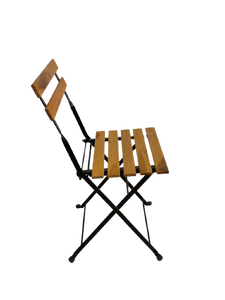 Ensembles de tables de patio d'extérieur Ensemble de mobilier d'extérieur et d'intérieur pliable Ensemble de meubles en acier et en bois pour balcon de jardin - Product Image 2