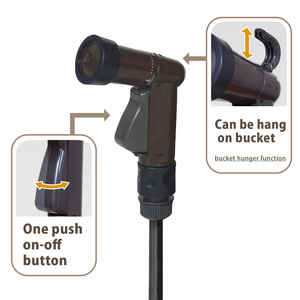 Mini juego de carretes de manguera de jardín de fabricación japonesa, 20 metros, 3L de capacidad, rociadores de riego para jardinería familiar para el hogar - Product Image 4