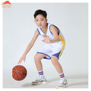 Custom Printed Man Woman Kids Basketball Uniform Youth Team Plain Blank Uniform Set - Product Image 3