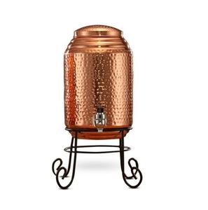 Dispensador de agua de cobre impreso superior con juego de vidrio Fabricante y exportador al por mayor a bajo precio - Product Image 3