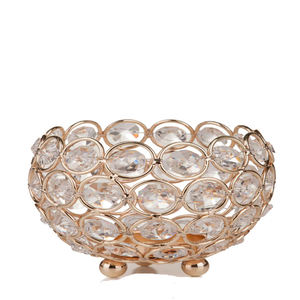 STYLISH <b>CRYSTAL</b> <b>CANDLE</b> HOLDER for WEDDING CENTERPIECE DECORATION HANDMADE MODERN LUXURY HOME DECORATION - Product Image 1