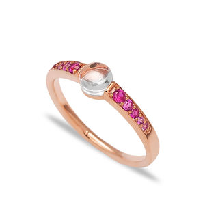 ยอดนิยมทับทิมเพทายอินเทรนด์การออกแบบที่ชัดเจนอีพ็อกซี่หิน925เงินสเตอร์ลิงคลัสเตอร์แหวนเครื่องประดับ - Product Image 6