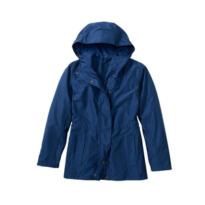 Custom <b>Men's</b> Winter Breathable <b>Raincoat</b> Windbreaker Waterproof Hooded Lightweight Coated Shell Drawcord Hem Reflective Jacket - Product Image 3