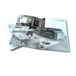 Folletos impresos en offset cosidos con sillín personalizados, folletos en papel Kraft disponibles en cartón corrugado, tablero dúplex - Product Image 2