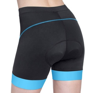 Pantalones Cortos de Ciclismo para Mujer, Cintura Media, para Bicicleta de Montaña, Poliéster, Impermeables, Cierre de Cremallera, Secado Rápido, Ajuste Deportivo, Tejido con Impresión por Transferencia de Calor - Product Image 6