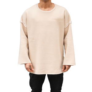 Sweat-shirt à capuche pour homme en coton 100% tissé, taille plus, manches évasées, style tendance, meilleur prix de gros, tendance 2022, écologique - Product Image 1