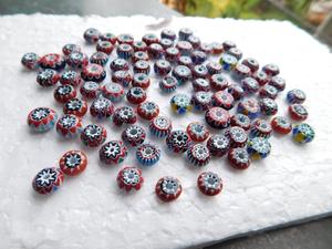 Cuentas de cristal Chevron multicolor hechas a medida, tamaños mixtos de 4 Mm + para diseñadores de joyas y tiendas de cuentas, cuentas de cristal y Murano - Product Image 5