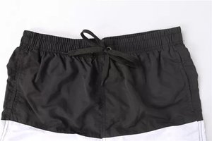 Shorts de sport pour hommes grande taille, personnalisés avec logo, écologiques, décontractés, taille mi-haute élastique, en toile respirante - Product Image 3